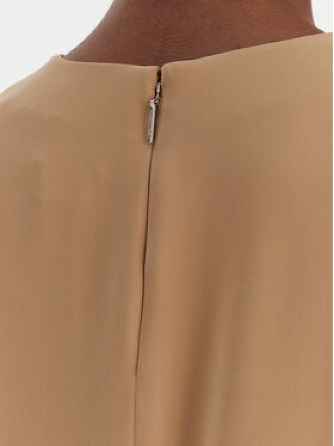 Calvin Klein Bluzka Cdc Ss Hardware LV044E902G Beżowy Regular Fit