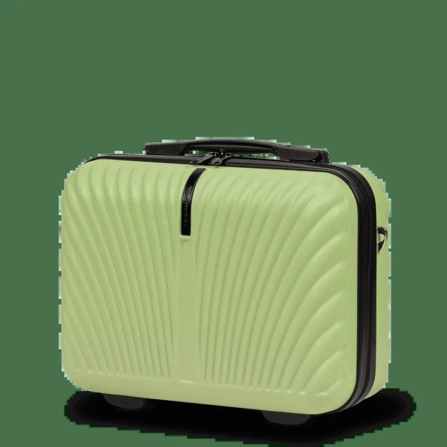 Kuferek WINGS SWAN kosmetyczka 14" PISTACHIO
