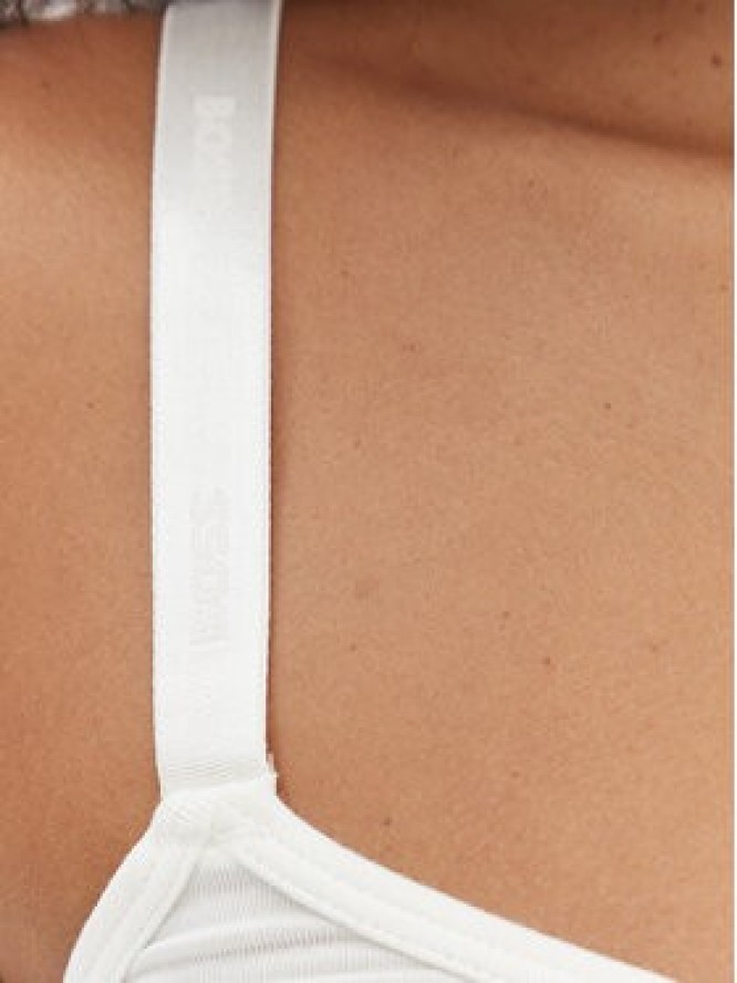 Boss Top 50515379 Biały Regular Fit