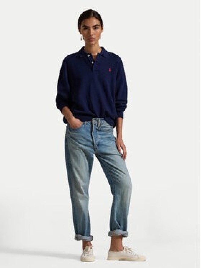 Polo Ralph Lauren Bluza 211947966007 Granatowy Relaxed Fit