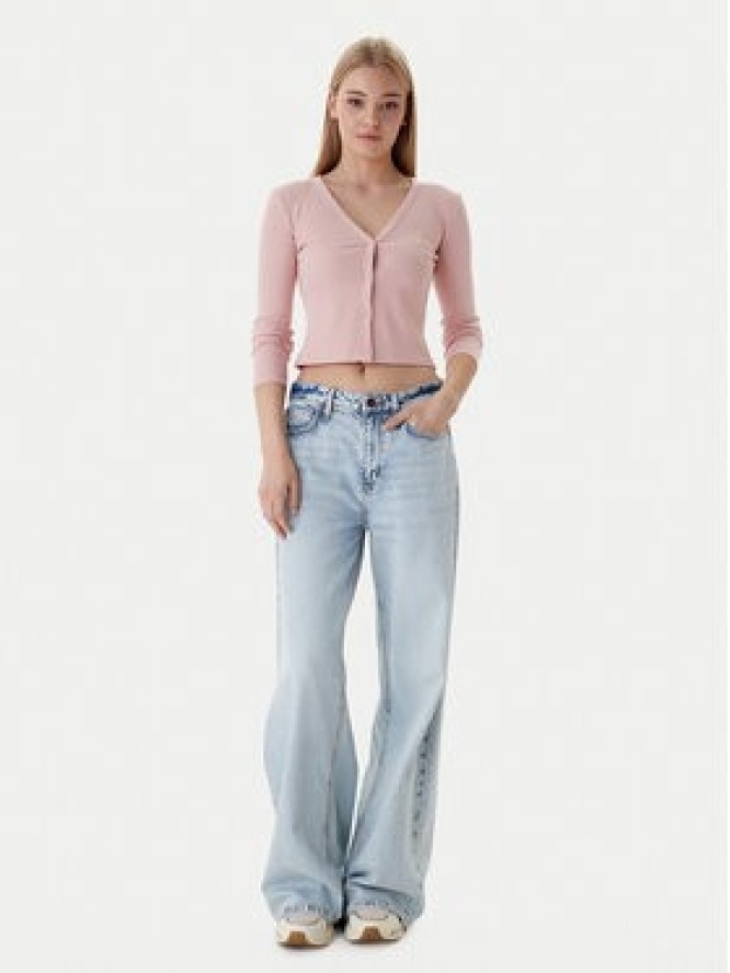 Guess Kardigan V6RP06 K8RT2 Różowy Regular Fit