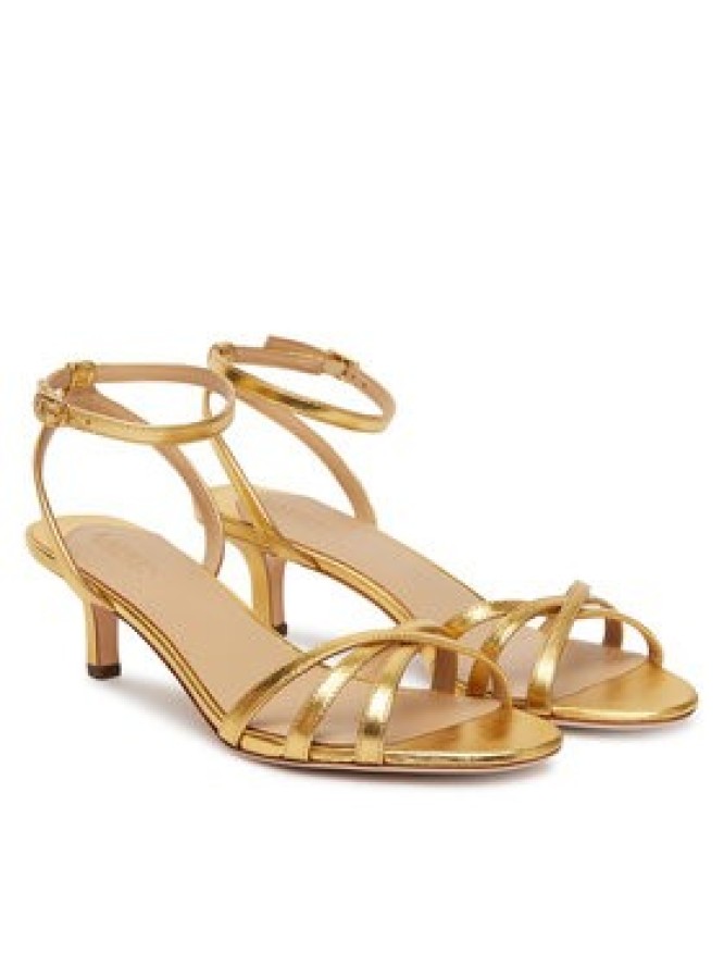 LAUREN RALPH LAUREN Sandały Kendyl 802P10398001 Złoty