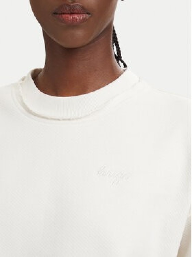 HUGO Bluza Dismoolie B 50566506 Kremowy Relaxed Fit