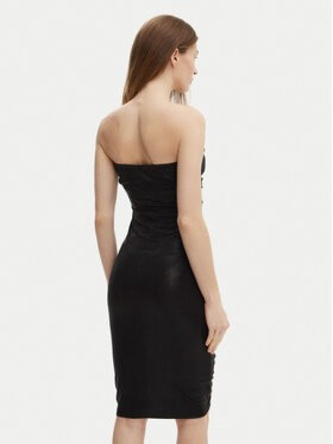 NORMA KAMALI Sukienka koktajlowa ST3243LMD89001 Czarny Slim Fit