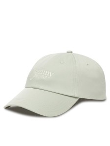Tommy Jeans Czapka z daszkiem Script AW0AW17815 Zielony