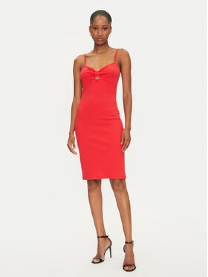 ONLY Sukienka letnia Janna 15343601 Czerwony Slim Fit