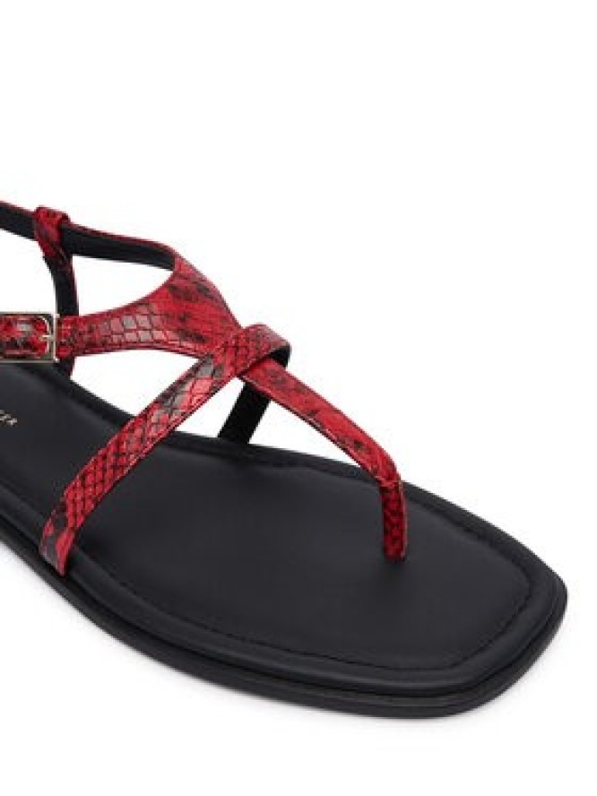 Tommy Hilfiger Sandały Th Buckle FW0FW09514 Czerwony