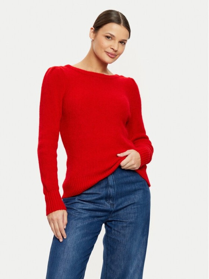 Morgan Sweter 242-MUNCH Czerwony Regular Fit