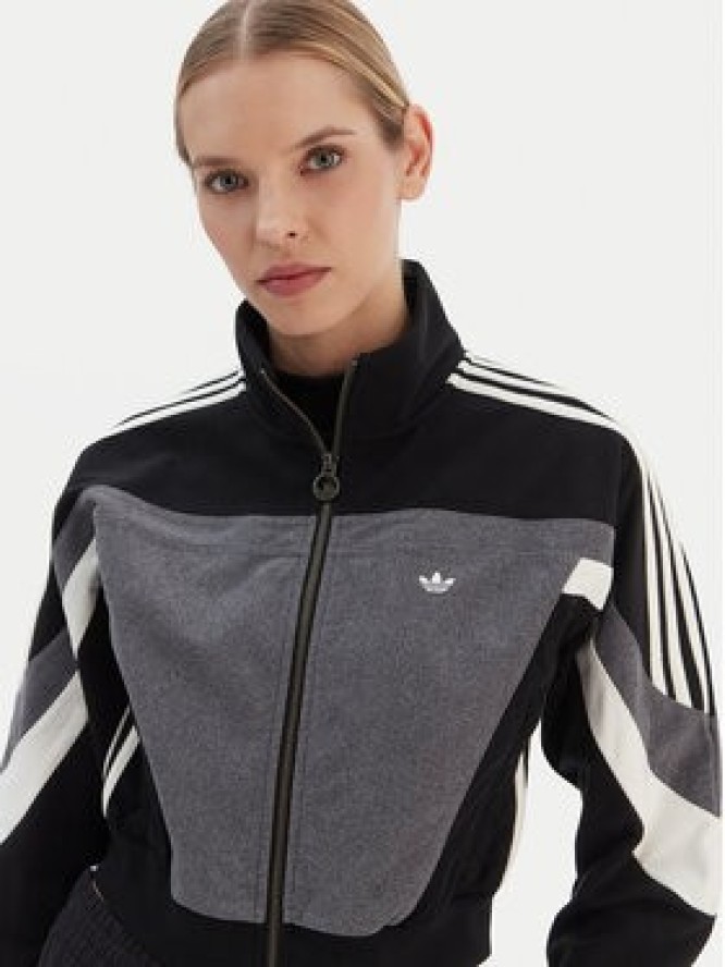 adidas Bluza Blocking JW7289 Czerwony Regular Fit
