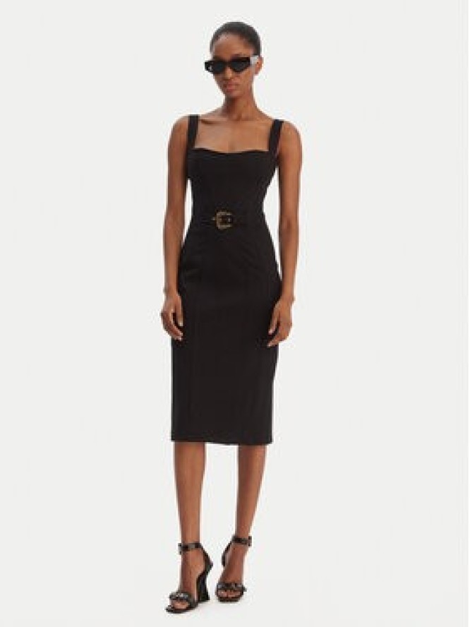 Versace Jeans Couture Sukienka koktajlowa 80HAO940 J0092 Czarny Slim Fit