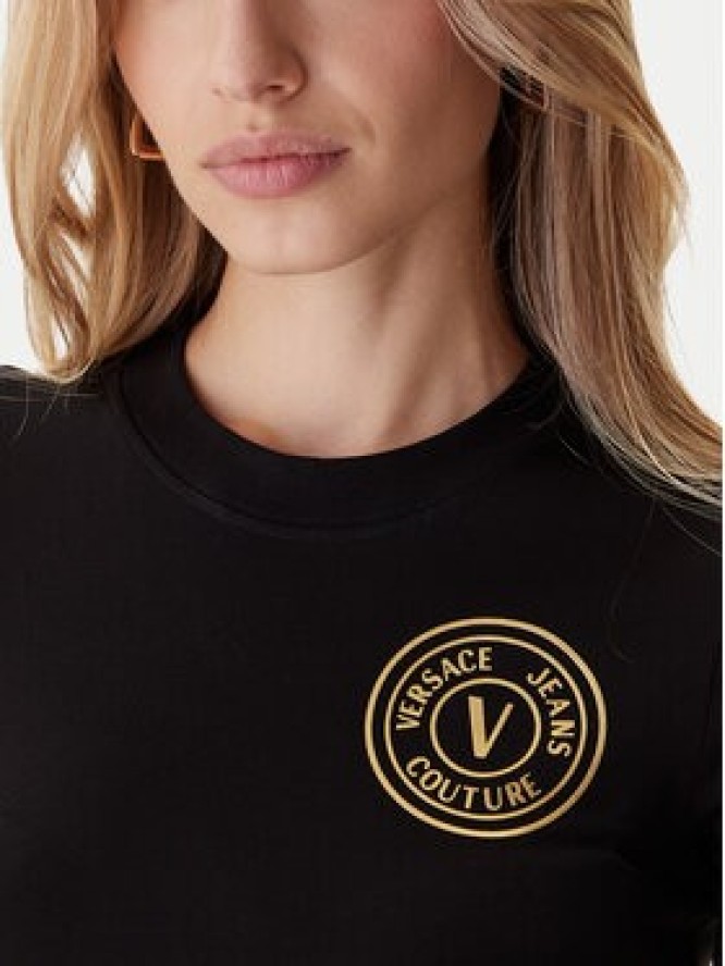 Versace Jeans Couture Sukienka codzienna 79HAOT00 CJ03T Czarny Slim Fit