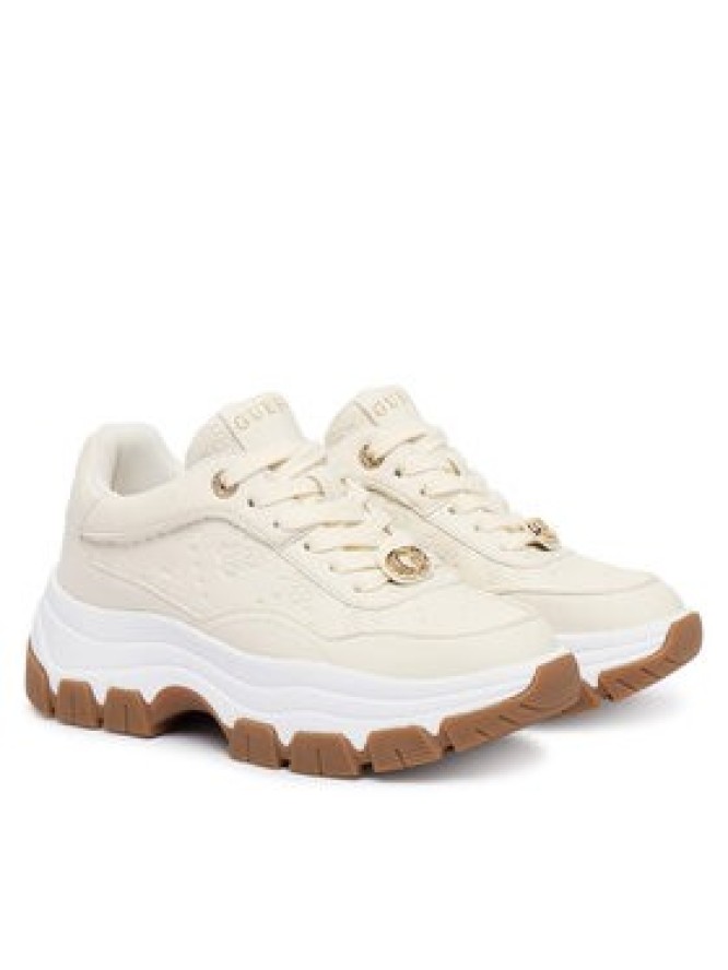 Guess Sneakersy FLFBRT PEL12 Écru