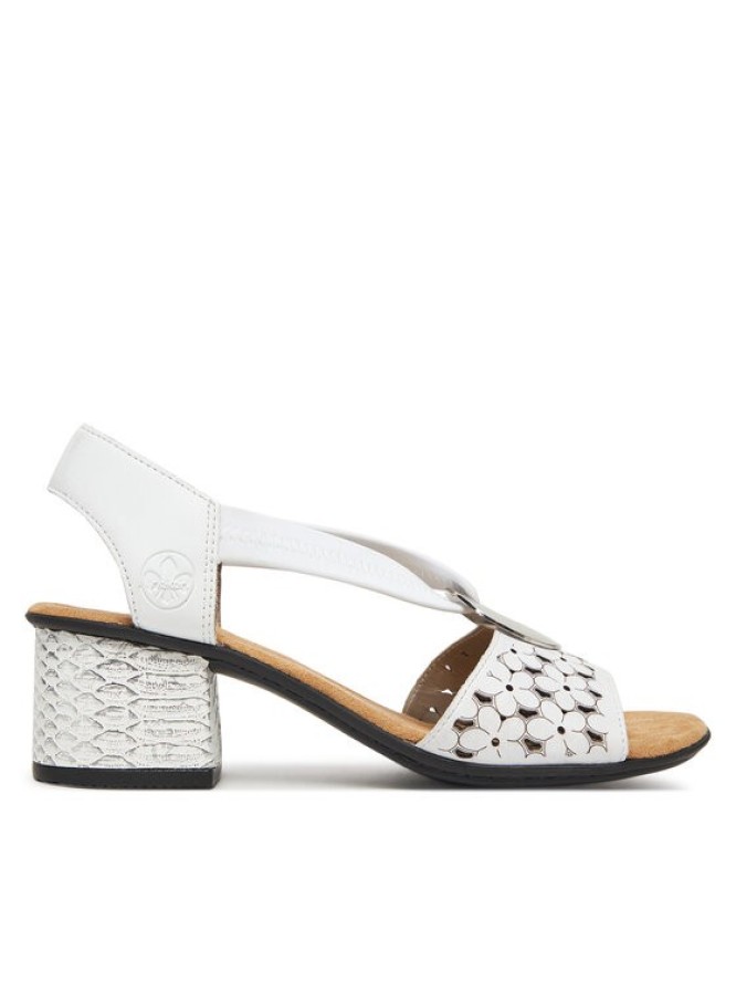 Rieker Sandały 64677-80 Biały