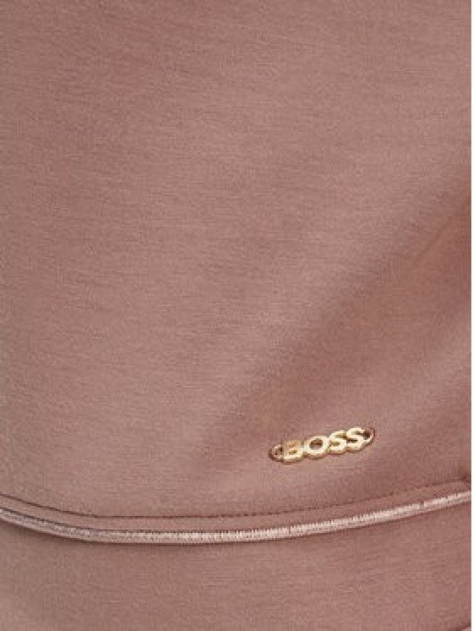 BOSS Bluza Scuba 50545647 Beżowy Relaxed Fit