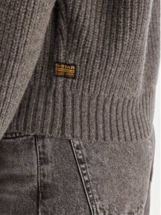 G-Star Raw Kardigan Cable D27729-D770 Szary Relaxed Fit
