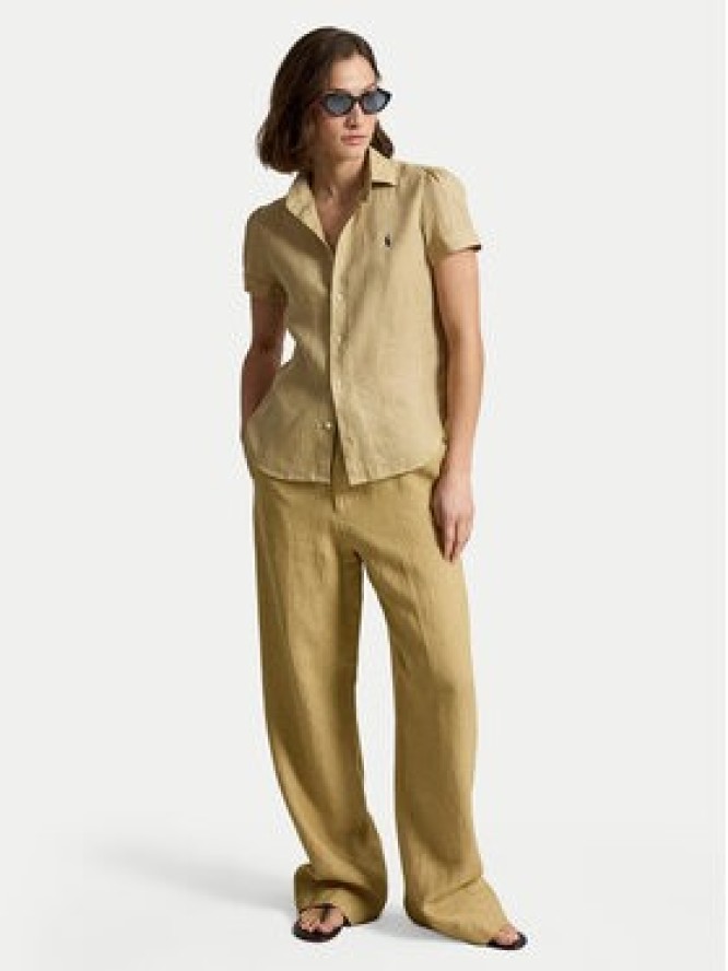 Polo Ralph Lauren Koszula 211973366507 Beżowy Regular Fit