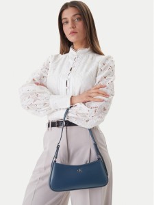 Calvin Klein Torebka Ck Small Shoulder Bag LV04F3170G Granatowy