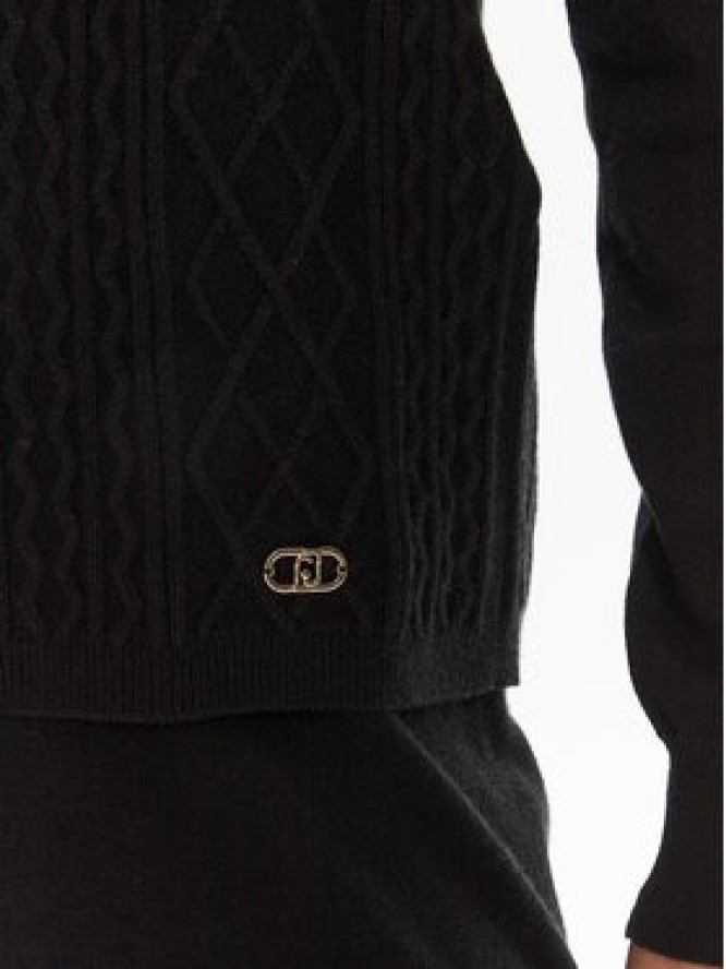 Liu Jo Sport Sweter TF5039 MS75L Czarny Regular Fit