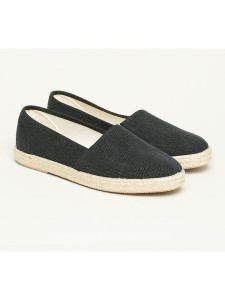 kitz-pichler Espadryle "Camping Linen uni V" w kolorze czarnym rozmiar: 37