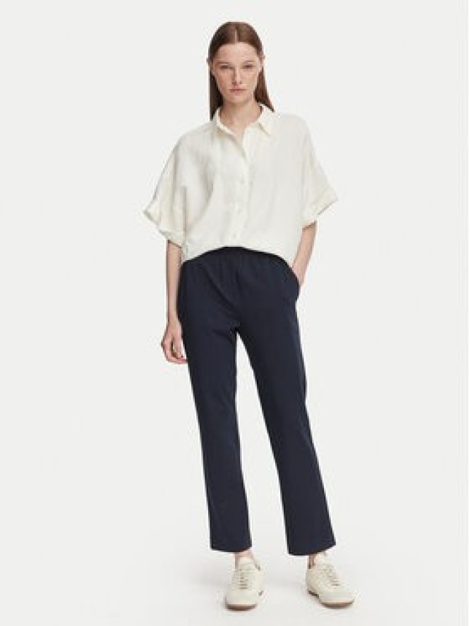 Weekend Max Mara Spodnie materiałowe Elfo 2625786011 Granatowy Regular Fit