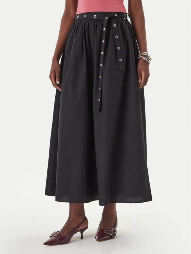 BOSS Spódnica maxi C_Vidol 50559088 Czarny Regular Fit