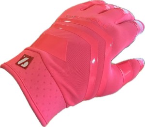 rękawice do futbolu amerykańskiego pro receiver, RE, DB, RB, Różowy FRG-03 JR