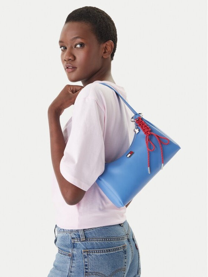 Tommy Jeans Torebka Tjw City Charm Shoulder Bag AW0AW18458 Niebieski