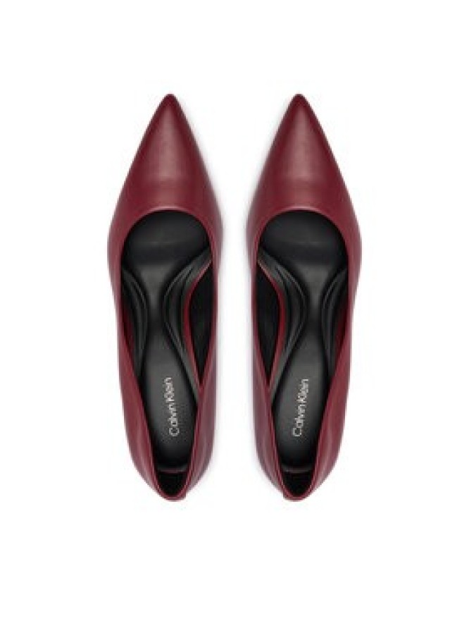 Calvin Klein Szpilki Ess Stiletto 70 HW0HW02607 Bordowy