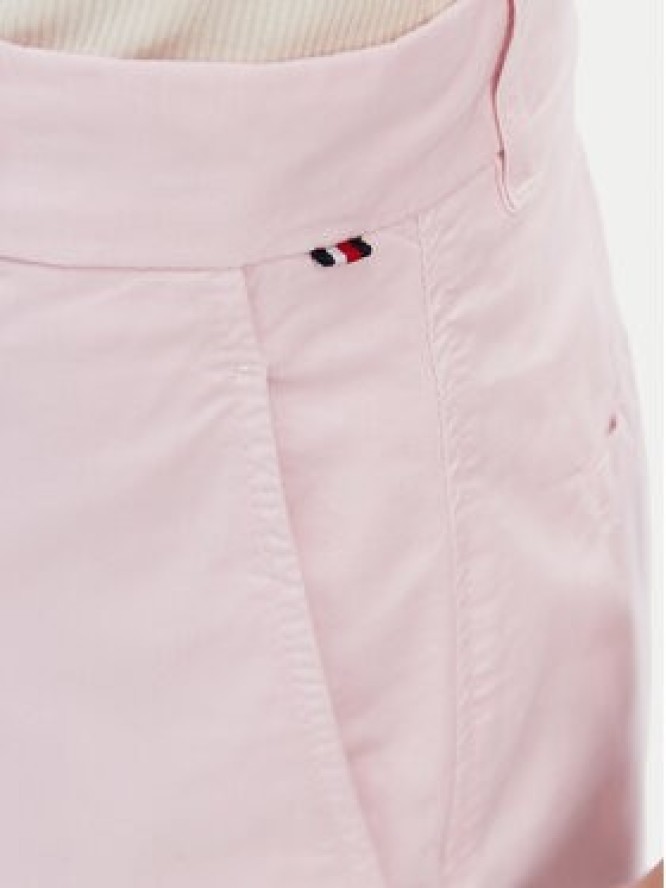 Tommy Hilfiger Szorty materiałowe WW0WW42457 Różowy Regular Fit
