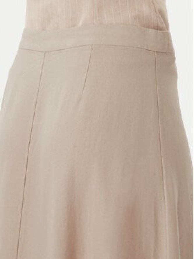 ONLY Spódnica midi Goa 15363690 Beżowy Regular Fit