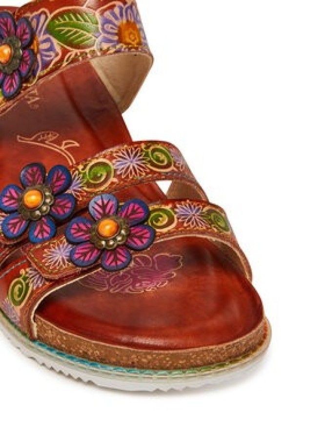 Laura Vita Klapki Bonito 19 Bordowy