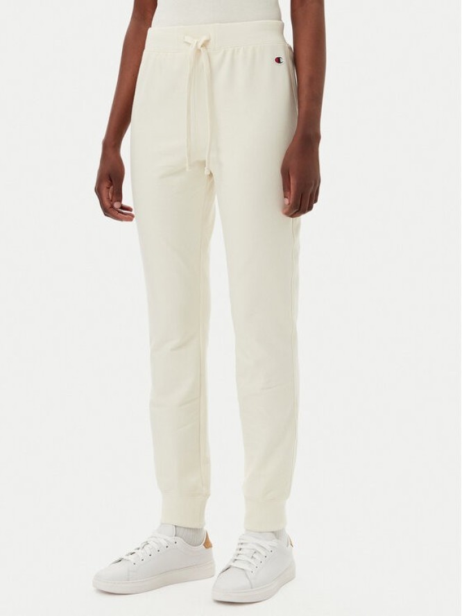 Champion Spodnie dresowe 118101 Écru Slim Fit