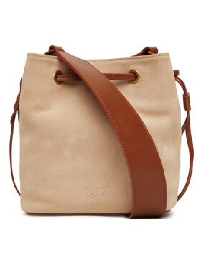 PINKO Torebka Secchiello Mini PE 25 PLTT 104303 A2CC Beżowy