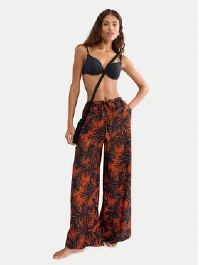 Triumph Spodnie materiałowe Summer 10227246 Brązowy Wide Leg
