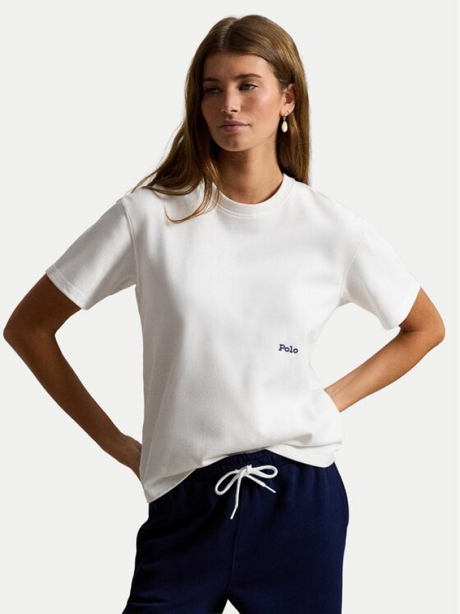 Polo Ralph Lauren T-Shirt 211A96263004 Biały Regular Fit