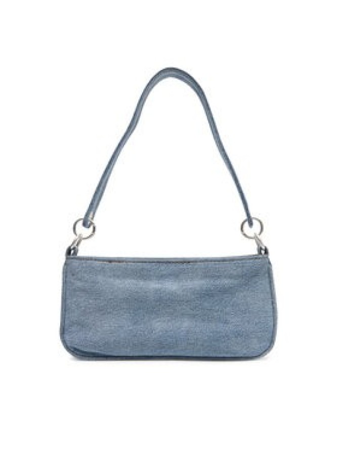 Calvin Klein Torebka Denim Shoulder Pouch W/Strap LV04F3217G Niebieski