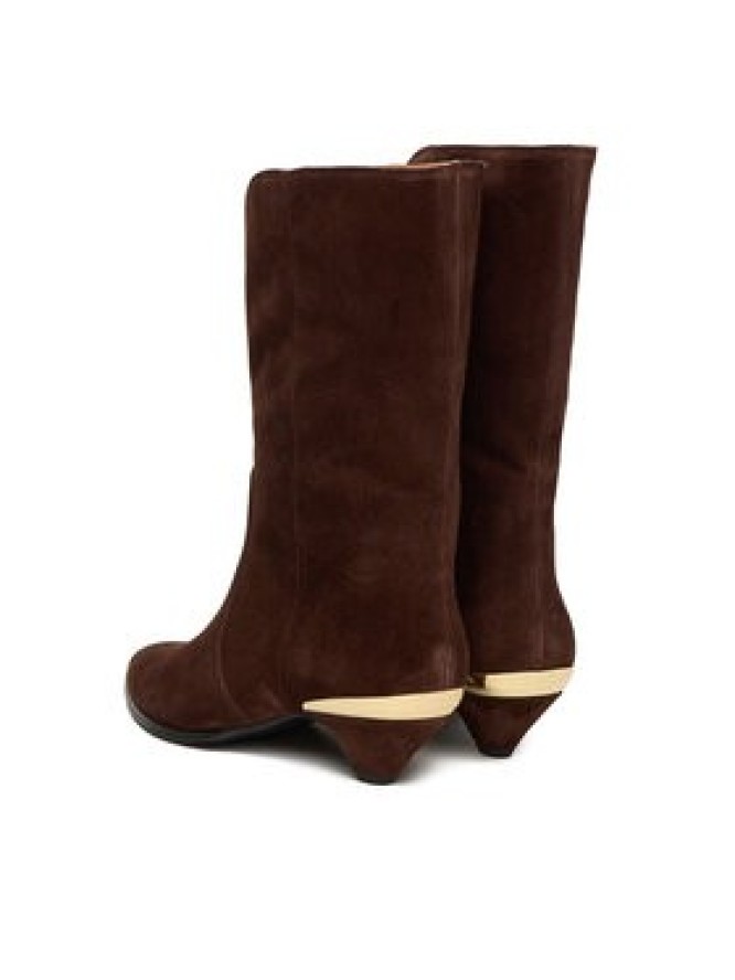 LOVE MOSCHINO Botki JA24363G0NJA0313 Brązowy