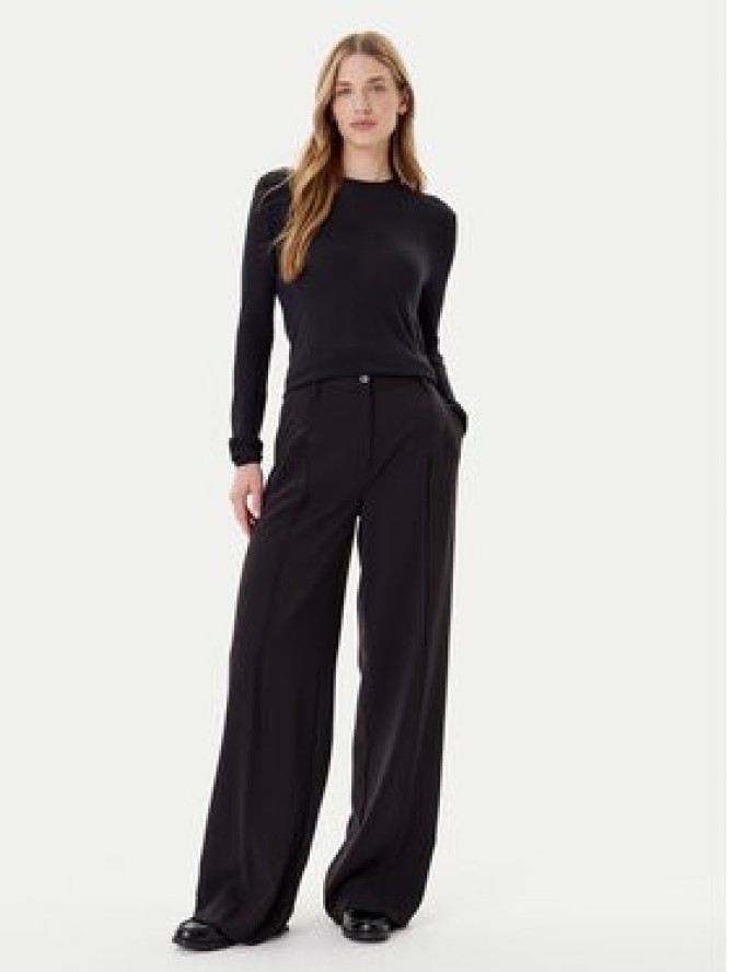 Calvin Klein Sweter LV044C339G Czarny Regular Fit