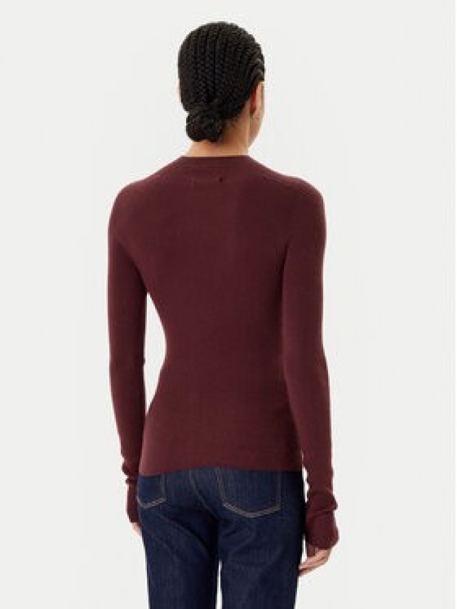 Guess Golf W5BR15 Z3OW2 Bordowy Slim Fit