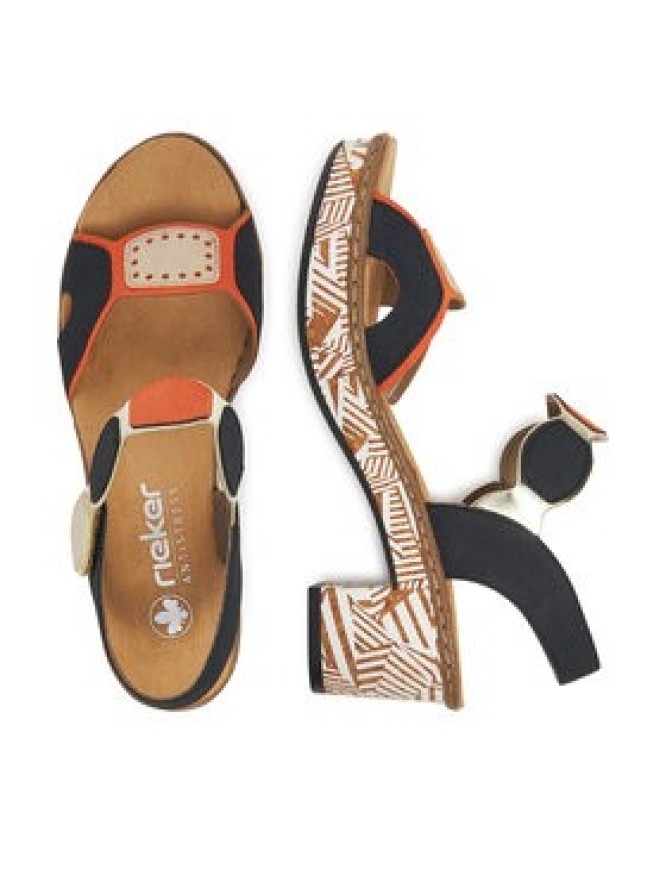 Rieker Sandały CEO-63876-90 Kolorowy