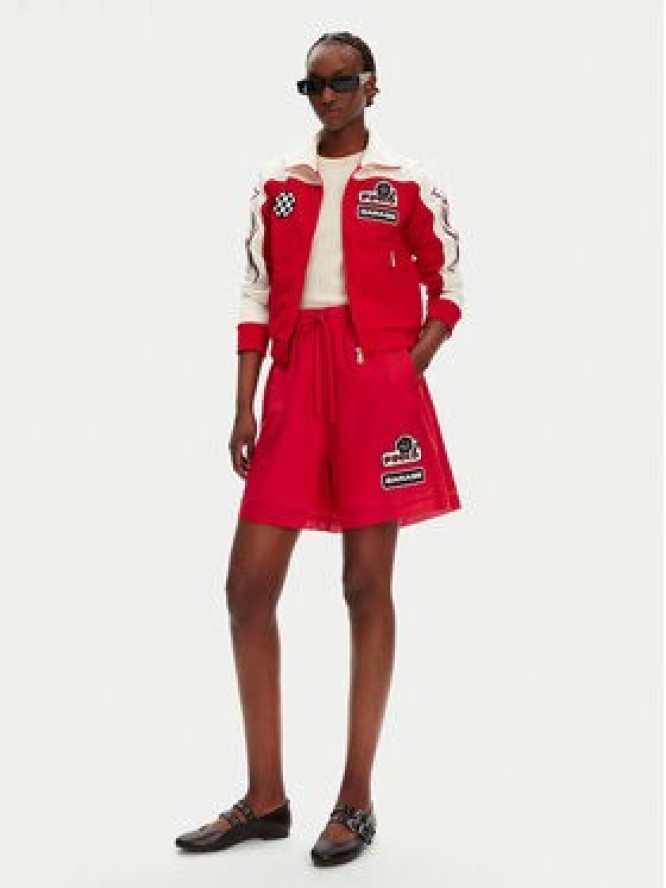 PINKO Szorty materiałowe Lewis 105243 A2M7 Czerwony Regular Fit