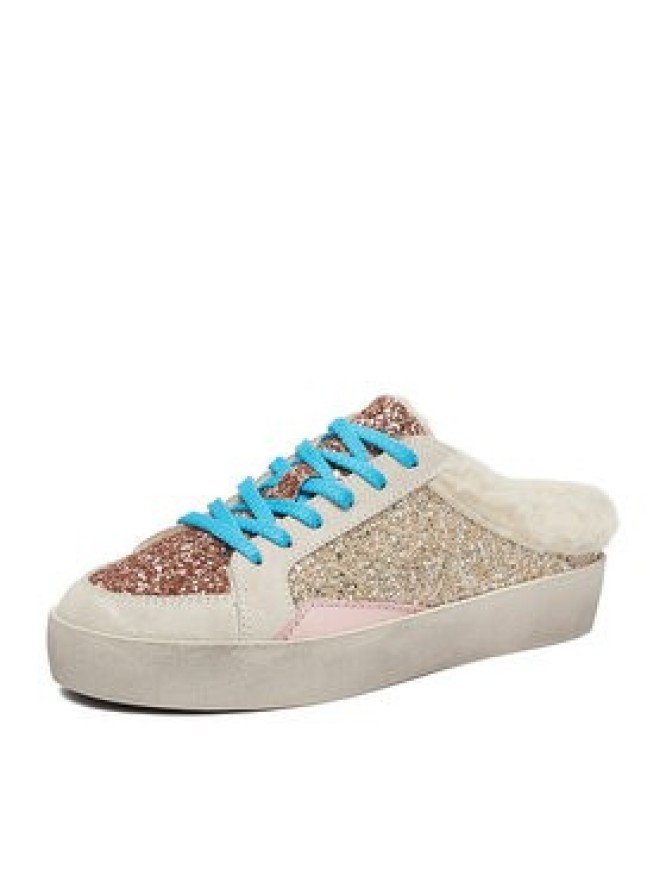 Eva Minge Klapki NARI-25/502 Złoty