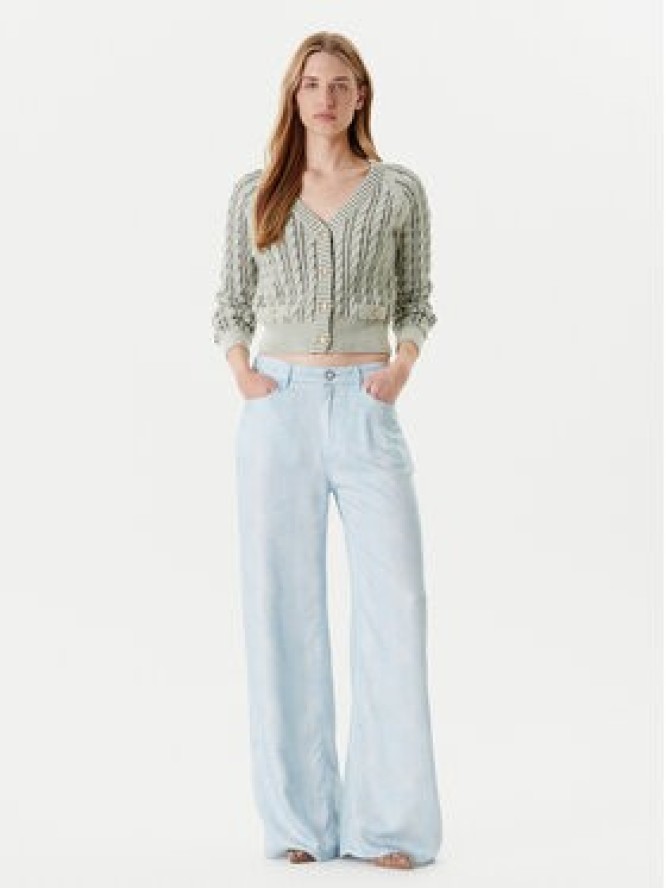 Guess Kardigan W5YR15 Z3OU0 Zielony Regular Fit