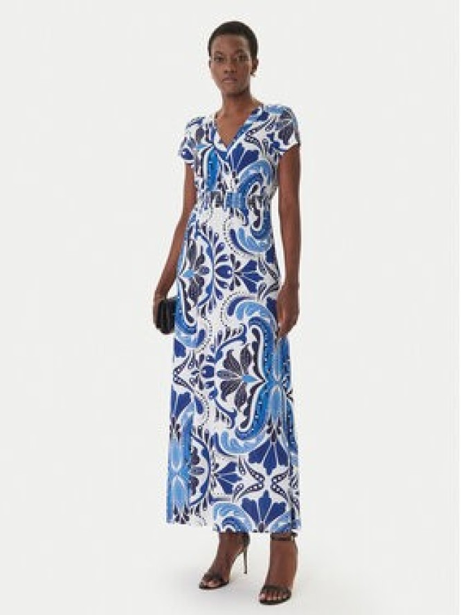 Morgan Sukienka letnia 261-RALIX Niebieski Regular Fit