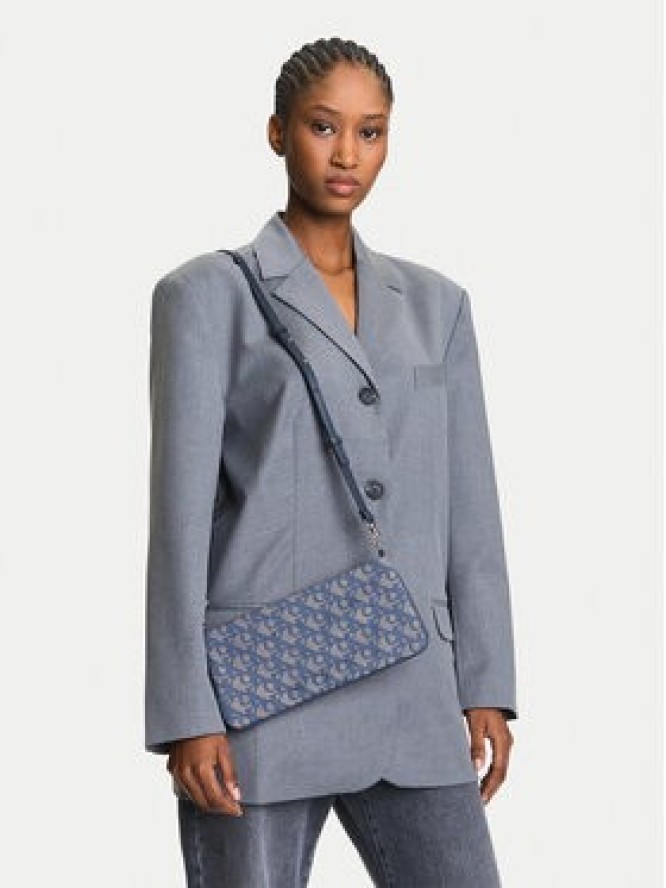 Calvin Klein Jeans Torebka Ckj Monogram Mini Bag LV04K3183G Niebieski