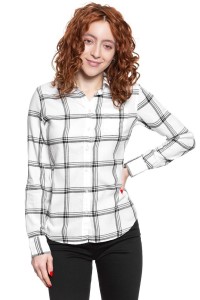 KOSZULA DAMSKA KOSZULA WRANGLER REGULAR 1PKT SHIRT OFF WHITE W5Q5OR737 112130294