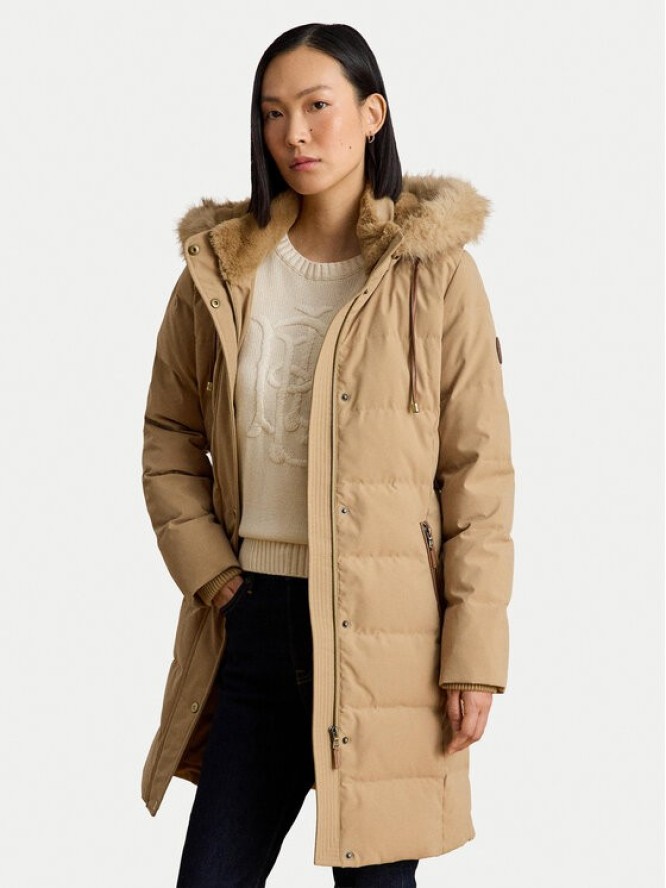 LAUREN RALPH LAUREN Kurtka puchowa 297957509007 Beżowy Regular Fit