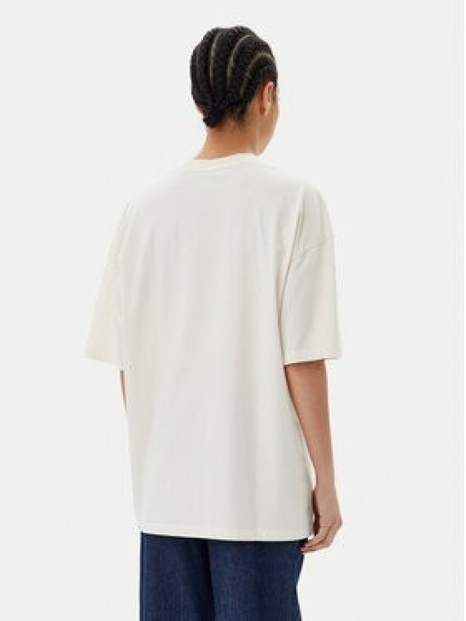 HUGO T-Shirt 50511471 Beżowy Oversize