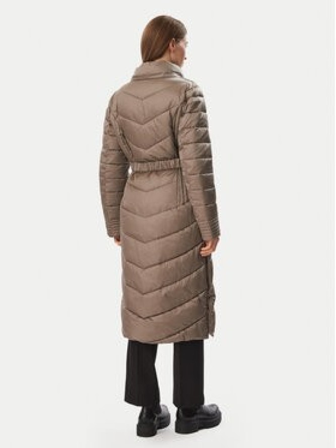 EA7 Emporio Armani Kurtka zimowa 7W001501 AF25639 U6100 Brązowy jasny Regular Fit