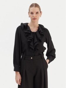 Rinascimento Koszula CFC0020157002 Czarny Regular Fit